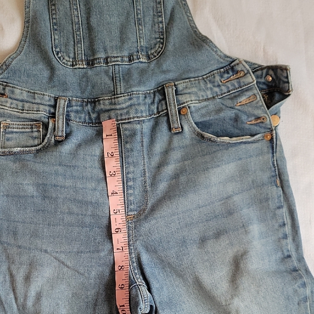 Universal Thread Blue Denim Overalls Adjustable Straps Size Size 4/27 - Picture 3 of 9
